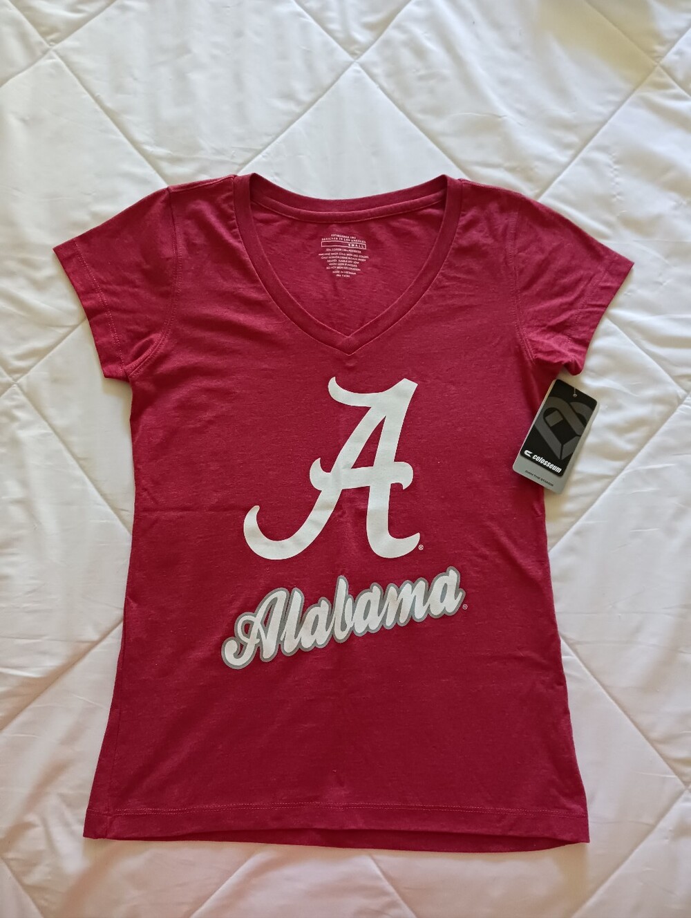 Colloseum Red Alabama Womens T-Shirt Size S New with Tags